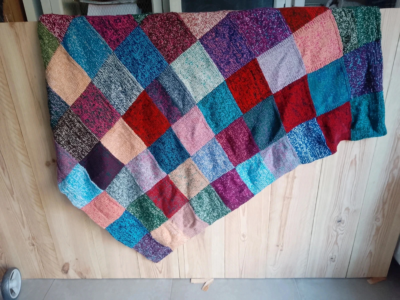 Couverture patchwork vintage